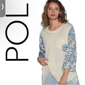 186:  POL NEW TOP NWOT